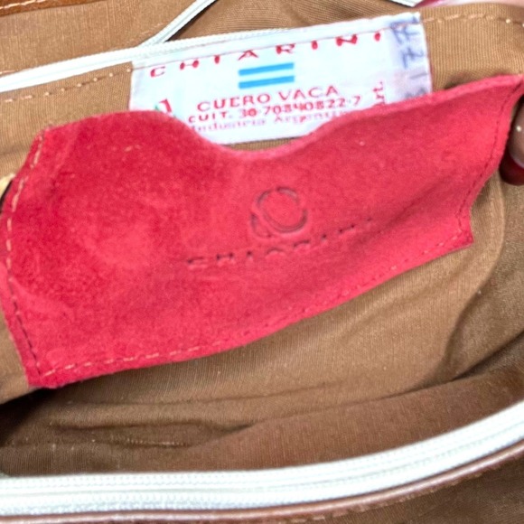 Vintage CHIARINI Floral Leather Shoulder Bag - Picture 14 of 14